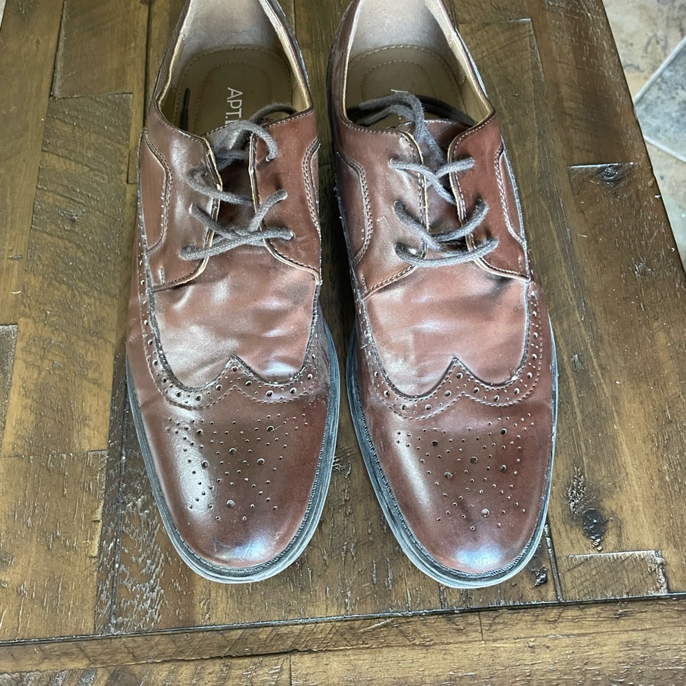 Apt. 9 Men's Classic Brown Oxfords